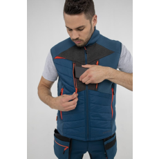 Portwest DX470 Portwest DX4 Baffle Hybrid Mellény (metro kék, 3XL)
