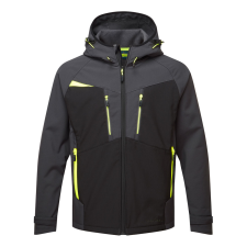 Portwest DX474 Portwest DX4 Softshell Kabát (metál szürke, S) munkaruha
