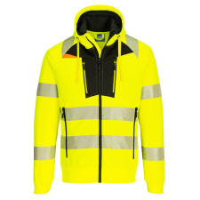 Portwest DX477YBR5XL Portwest DX4 Hi-Vis kapucnis pulóver munkaruha