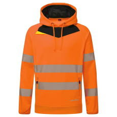 Portwest DX483 DX4 Hi-Vis kapucnis pulóver (narancs/fekete, 4XL)