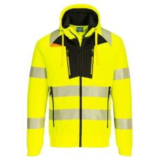 Portwest DX484 DX4 Hi-Vis kapucnis pulóver sárga-fekete