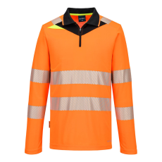 Portwest DX4 Hi-Vis galléros hosszú ujjú póló