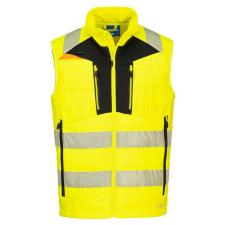 Portwest DX4 Hi-Vis Softshell mellény (HV sárga/fekete, L) láthatósági ruházat