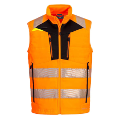 Portwest DX4 Hi-Vis Softshell Mellény Orange/Black L