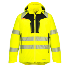 Portwest DX4 Hi-Vis Téli kabát Yellow/Black 6XL