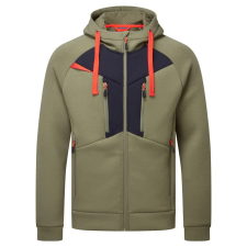 Portwest DX4 kapucnis pulóver Moss Green XXL munkaruha