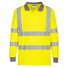 Portwest EC11YERL Portwest Eco Hi-Vis L/S Polo (6 db)
