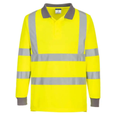 Portwest EC12 Portwest Eco Hi-Vis jólláthatósági munkavédelmi póló (6-os csomag) Sárga XXXXL