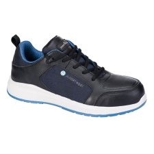 Portwest Eco Composite Trainer S3S SR Black/Blue 39 munkavédelmi cipő