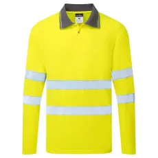 Portwest ES277 ES1 Essential Hi-Vis galléros póló hosszú ujjú