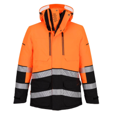 Portwest EV4 Hi-Vis Expedition Parka télikabát Orange/Black XXXL