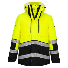 Portwest EV4 Hi-Vis Expedition Parka télikabát Yellow/Black XXL láthatósági ruházat