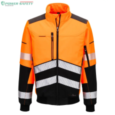 Portwest EV4 Hi-Vis Softshell Bomber (3L) - Narancs/Fekete