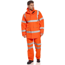Portwest Extreme Parka S590 kabát fényvisszaverő csíkokkal M narancs láthatósági ruházat