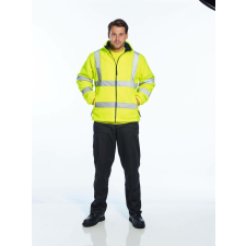 Portwest -F300 XL Hi-Vis mesh polár bélésű védőkabát sárga láthatósági ruházat