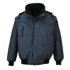 Portwest F465 4 az 1-ben bomber kabát (navy, 3XL) munkaruha