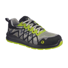 Portwest FC08 Portwest Compositelite Eco Safety Trainer S1P (fekete/sárga, 46) munkavédelmi cipő