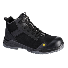 Portwest FE01 Bevel Composite Védőbakancs (40) S3S ESD SR FO (fekete/szürke) munkavédelmi cipő