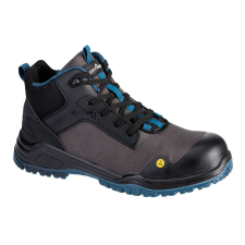 Portwest FE01 Bevel kompozit közepes bakancs S3S ESD SR FO (fekete/kék, 44) munkavédelmi cipő
