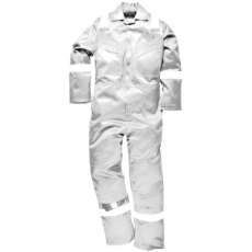 Portwest FR50 Lángálló antisztatikus overál *fehér*