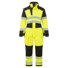 Portwest FR516 PW3 Modaflame Hi-Vis lángálló téli overál sárga-fekete