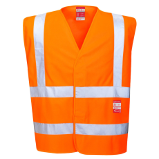 Portwest FR75 Lángálló jól láthatósági mellény (Narancs, S/M)