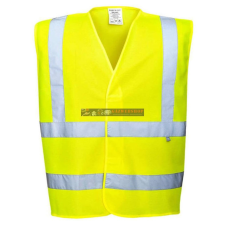 Portwest FR75 Lángálló jól láthatósági mellény (Sárga, XXL/3XL) láthatósági ruházat