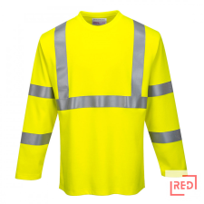 Portwest FR Hi-Vis hosszú ujjú pólóing láthatósági ruházat
