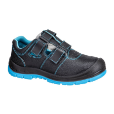 Portwest FS70 - Szandál S1P SR FO (fekete/kék, 48) munkavédelmi cipő