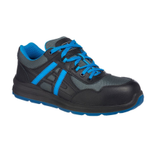 Portwest FT60 Portwest Compositelite Mersey Trainer S1P (fekete/kék, 38) munkavédelmi cipő