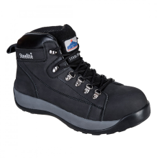 Portwest FW31 Steelite Mid Cut nubuck védőbakancs (45) SB HRO (FEKETE)