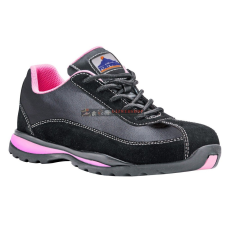 Portwest FW39 Steelite női védőcipő (42) S1P HRO (FEKETE/PINK) munkavédelmi cipő