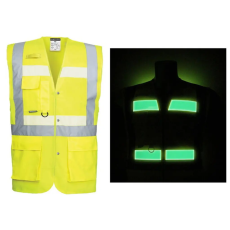 Portwest G476 glowtex vezetői mellény (xxl) munkavédelmi ruházat