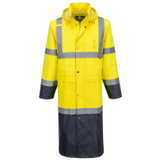 Portwest H446 Hi-Vis esőkabát (122 cm) sárga-tengerészkék