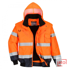 Portwest Hi-Vis 3 az 1-ben kontrasztos bomber dzseki munkaruha