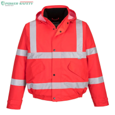 Portwest Hi-Vis bomber dzseki - Piros láthatósági ruházat