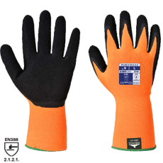 Portwest Hi-Vis Grip mártott latex védőkesztyű