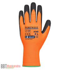 Portwest Hi-Vis Grip mártott latex védőkesztyű védőkesztyű