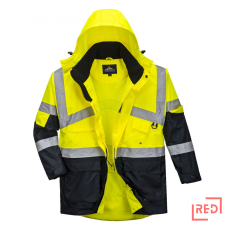 Portwest Hi-Vis kéttónusú lélegző kabát