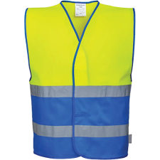 Portwest Hi-Vis kéttónusú mellény (sárga/tengerészkék, XXL/3XL) láthatósági ruházat