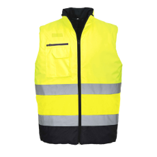 Portwest Hi-Vis kéttónusú mellény Yellow/Navy XXXL