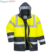 Portwest Hi-Vis Kéttónusú Traffic kabát - Sárga láthatósági ruházat