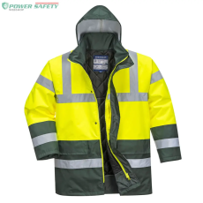 Portwest Hi-Vis Kéttónusú Traffic kabát - Sárga/Zöld