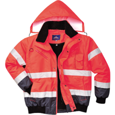 Portwest Hi-Vis Kontraszt Bomber dzseki