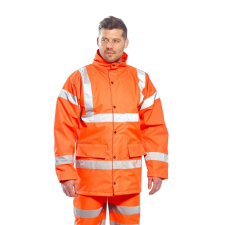 Portwest Hi-Vis légáteresztő védőkabát - RT60 M narancs láthatósági ruházat