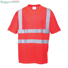 Portwest Hi-Vis póló - Piros láthatósági ruházat