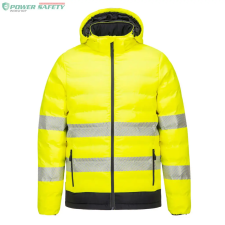 Portwest Hi-Vis Ultrasonic fűthető dzseki - Sárga/Fekete munkaruha