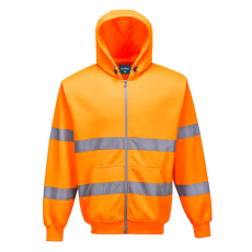 Portwest Hi-Vis zippzáros pulóver narancs L