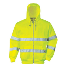 Portwest Hi-Vis zipzáros pulóver (sárga*, L)