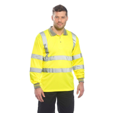 Portwest HiVis hosszú ujjú póló - S277 sárga 4XL